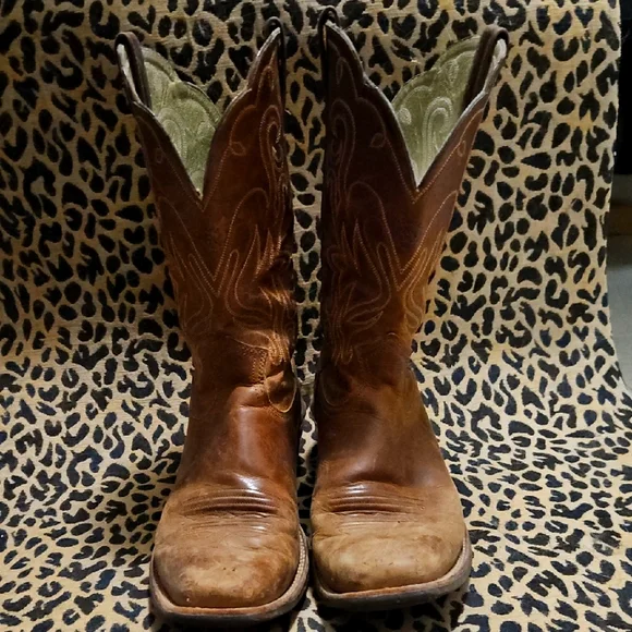 Ariat Women's Legend Russet Rebel Full-Grain Leather Cowgirl Boots Size 9.5B - Picture 3 of 9